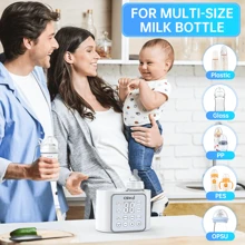 Bottle Warmer, 9-In-1 Fast Milk Warmer Babies Food Heater & Defrost - White - View 6