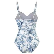 Traje de baño para Mujer una pieza - Azul - Ver 2
