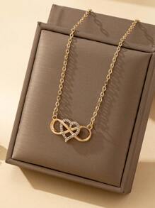 Love Forever Heart Pendant Necklace Jewelry Gifts Valentine's Day Jewelry Gifts Valentines, Mom, Mother, Mother's Day, Gift