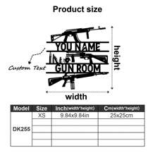 1 件定制双酷突击步枪墙饰、冲锋枪标志、复古风格金属机枪装饰、枪械爱好者铁板 - 个性化名称、文字内容 - Gunlover 定制装饰、第二修正案礼品枪军事艺术礼物生日毕业、多功能、耐用、装饰性、可重复使用、精致、时尚、高品质、色彩鲜艳、现代、定制、个性化、独特、适合他的理想礼物、适合她的理想礼物、男朋友、爸爸、女朋友、妈妈、家人、朋友、茶室、家庭、花园、办公室、家居装饰