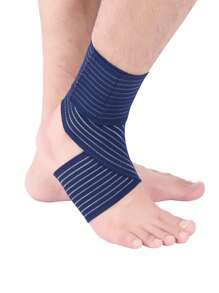 1pc Adjustable Ankle Support Wrap, Football Sports Ankle Brace With Compression Gym Accessories - Multicolor - View 13