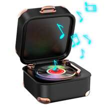 Retro Karaoke Machine,Adult Portable Wireless Speaker,Rechargeable,Suitable For Family Gatherings, Retro Decorative Gifts,Suitable For Birthday And Christmas Gifts