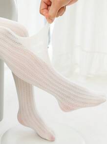 1pc Girls' Ripped Tights