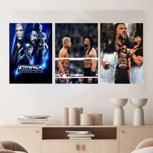 1 件无框墙面艺术海报，流行职业摔跤，Lomon Lens、Cody Rhodes、J-John Cool C-Cena 高清精美海报，DIY 房间酒吧咖啡馆。可选配相框 - 彩色 - 查看 8