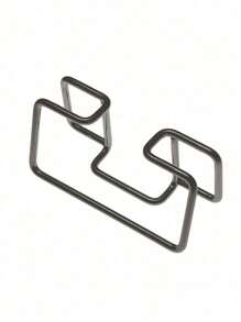 Classic Metal Card Holder, Unlined Business Card Display Stand, Desktop Organizer For Office, No Closure, Dry Cloth Clean