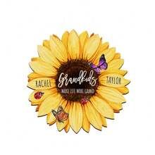 1pc Custom Sunflower Refrigerator Magnet With Grandkids Name, Personalized Mother's Day Gift For Grandma, Custom Grandma Refrigerator Magnet, Sunflower Magnet With Grandkids Name, Gift For Mom, Grandma Nana Gifts,Mother's Day Gift,Birthdays Day Gift.