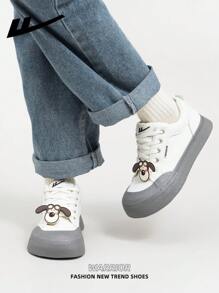 WARRIOR 1 par de zapatillas de lona con cordones WARRIOR para mujer, de estilo casual de baja altura para exteriores, planas, transpirables, de uso para patinaje, ligeras, de moda y cómodas