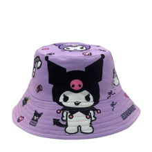 Sanrio Sanrio. 1 Piece Hello Kitty, Kuromi, My Melody - Themed Women's Accessory, Bucket Hat. Made Of Comfortable Material, Stylish And Beautiful, Offers Sun Protection, And Is Convenient For Storage. (Head Circumference: 52 - 56 CM)