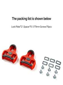 Placas de bloqueo autoportantes para pedales de bicicleta de carretera, zapatos de ciclismo con sistema de bloqueo para pedal Kéo ultraligero. Accesorio flotante para pedales Wellgo RC7