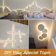 DC5V USB Warm White LED Strip Lights 1M/60 LEDs, Cuttable Flexible 1M-5M Length Options For Cabinets, Mirrors, TV Backlight, Bedroom & Festival Decor DIY