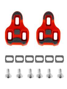 Placas de bloqueo autoportantes para pedales de bicicleta de carretera, zapatos de ciclismo con sistema de bloqueo para pedal Kéo ultraligero. Accesorio flotante para pedales Wellgo RC7