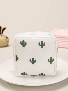 1pc Cartoon Printed Cute Feminine Sanitary Pad Bag, Zipper Closure Portable Lightweight Storage Pouch, Waterproof Small But Spacious Coin Purse, Multi-Purpose Organizer Bag, Gift For Women - Multicolor - View 17