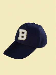 1pc A-Z Letter Kids Baseball Cap, Casual Solid Color Snapback Hip Hop Hat, Unisex Sun Protection - Multicolor - View 81