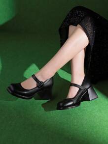 Chaussures à talons compensés imperméables de mode européenne et américaine pour femmes, nouvelles escarpins à bouts pointus style "babies" pour le printemps