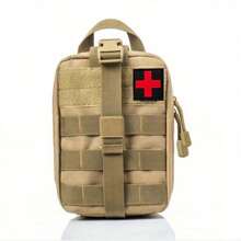 TACTICAL FIRST AID KIT - MOLLE COMPATIBLE FOR QUICK ACCESS IN AN EMERGENCY - Great For Outdoor Activities, Camping, Hunting, Hiking And Home Use!