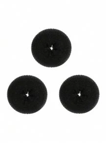 3pcs Donut Bun Maker For Women, Slouchy Hair Puff Chignon Styling Maker, Buns Hairpins Accessories, Korean Style Hair Decor Hair Ties Ponytail Holders Hair Elastics Hair Rubber Bands Scrunchies Hair Rope Elastic Hair Tie ,Hair Styling Tools Beauty Home Hair Accessories - Multicolor - View 17