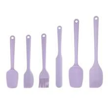 6pcs Silicone Baking Set - Silicone Spatula, Silicone T-Shaped Spatula, Silicone Basting Brush. Versatile Heat-Resistant Baking Set - Multicolor - View 17