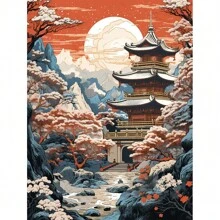 Diamond Painting Kits For Adults - Woman's Flower DIY 5D Diamond Art Kits Full Drill Diamond Dots Paintings With Diamonds Gem Art And Crafts Home Decor 12x16inch - 30*40cm - View 1