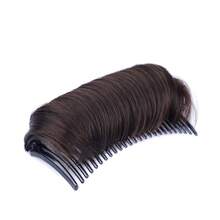 2 Pieces Per Set Wig Pads With Hair Roots Inserted Into The Comb Style, Raised With Fluffy Padding, Hair Extensions, Hair Tips, Hair Roots, Wig Pieces, Forehead Hair Styling Tool - Multicolor - View 9