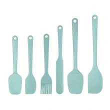 6pcs Silicone Baking Set - Silicone Spatula, Silicone T-Shaped Spatula, Silicone Basting Brush. Versatile Heat-Resistant Baking Set - Multicolor - View 19