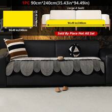 1PC Special-Shaped Leather Sofa Cushion Room Decoration Bedroom Light Luxury Senior Sense Four Seasons General Non-Slip Sofa Cover Can Be Washed Suitable For Living Room Bedroom Office Room Decoration Pet Anti-Dirty Sofa Cushion Couch Cover Sofa Covers Living Room Decor