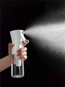 1/3/5/7pcs Hair Styling Tool Set, Includes Brush, Spray Bottle, Clear Water Bottle, Rat Tail Comb, Hairline Shaping Brush, Suitable As New Year Gift For Girls, Comes With Cute DIY Stickers (Random Style) - Black - View 8