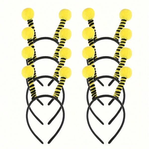 1/3 pièces Serre-tête d'abeille avec antennes et pièce de tête de capteur, pour la décoration de la fête à thème d'abeille
