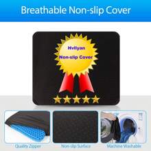 Gel Seat Cushion For Long Sitting (Thick & Extra Large), Gel Cushion For Wheelchair Soft, Gel Chair Cushion Comfy, Gel Car Seat Cushion Breathable, Gel Seat Cushion For Office Chair For Hip Pain