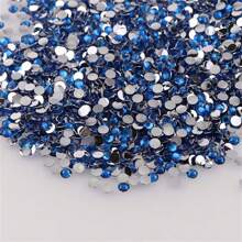 10000/5000 Pcs Bulk Pack 2-4mm Resin Non-Hotfix Rhinestone Loose Flat Bottom Plastic Crystal DIY Sparkly Strass Stones, Diamond Art Supplies
