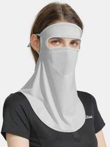 GOLOVEJOY 1pc Women's Summer Shawl UV Protection Face Mask, Lightweight Golf Facial Scarf For Outdoor Sports, Suitable For Girlfriends - Multicolor - View 12