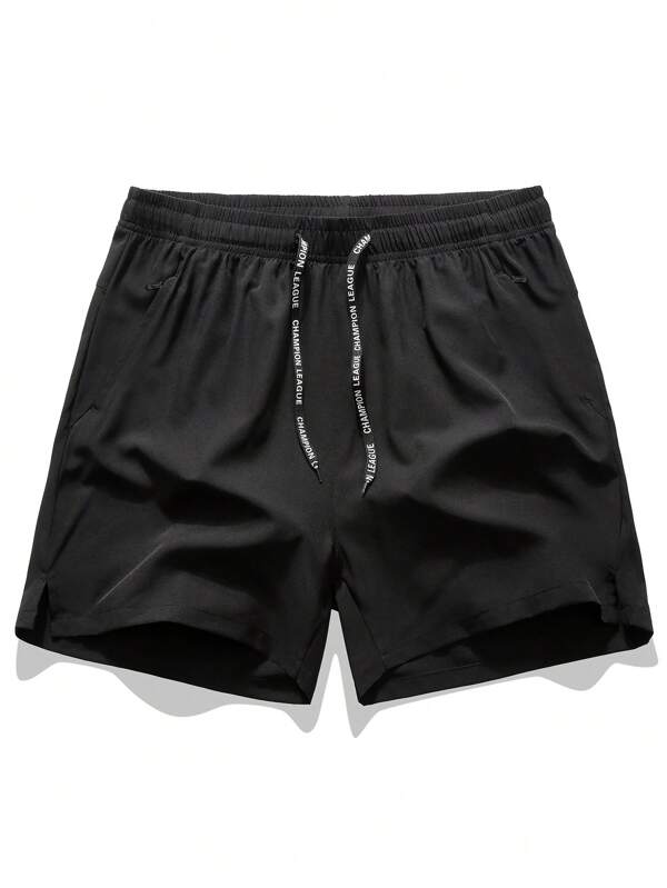 3-Inch Men Ice Silk Quick-Drying Breathable Shorts, For Basketball, Fitness, Running, Sports