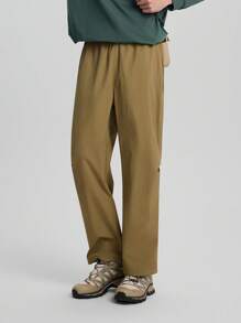 TECTOP 男士春夏休闲徒步裤，防刮耐磨，透气户外跑步裤 - 棕色 - 查看 4