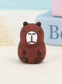 1 Pc Cute Capybara Design Manual Pencil Sharpener, Random Color & Style, Cartoon Handheld Pencil Sharpener Suitable For School & Office Use, For Pencils & Makeup Pencils, Compact Student Pencil Trimmer, Desk Decoration Portable Pencil Trimmer, Kids Learning Supplies Prize, Loved By Boys, Girls, School Supplies Back To School - Multicolor - View 10