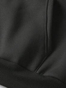 Sudadera con doble capucha, estilo gótico, moda callejera, moda, casual y fresco para mujer. Ropa de invierno para mujer, ropa de otoño para mujer, elegante para mujer, para mujer, tops, ropa de calle para mujer, otoño para mujer, vuelta al cole, fiesta para mujer, Y2K para mujer, tops para salir, invierno para mujer, campo para mujer, cita nocturna para mujer - Negro - Ver 6