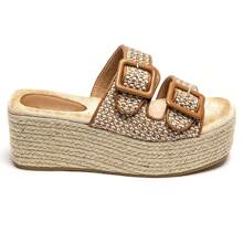 Summer Fashion Versatile Thick Sole Platform Sandals - Camel - View 4
