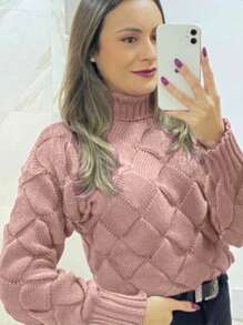 Women Sweaters - Rusty Rose - View 1