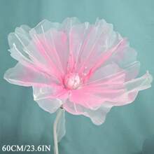 Decoração de Casamento Papoula e Flor de Seda, Papoula Artificial Grande para Exposições, Casa, Jardim ou Casamentos ao Ar Livre, Dia dos Namorados, Presente