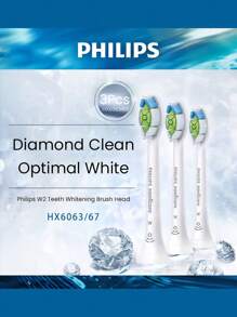 PHILIPS 飞利浦 HX6063 刷头替换 Sonicare W2 Diamond Clean Optimalc
