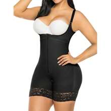 YIANNA Fajas Colombianas Shapewear For Women Tummy Control Shapewear Butt Lifter Bodysuit - 黑色 - 查看 1