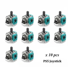 DATA FROG Pièces de rechange de manette analogique 3D DATA FROG pour les contrôleurs PS 5//Switch Pro/ One, accessoires de réparation de manchon thumb