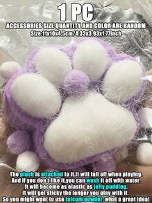 1PC Jumbo Tabas Squishy Cute Stress Relief Cat Paws,Bear Paws: Portable Fidget Squeeze Toys For Your Desk And On The Go, Ideal Holiday Gifts, Small Gift Ornament Cute Fun , Christmas Gift, Party Favors