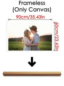 1pc Custom Picture With DIY Frame.Vibrant Personalized Anime, Movies, Family, Wedding, Friends, Pets, And Animal Picture Posters And Prints For Room Decoration - Frameless, High-Quality Materials,Used For Decorate Your Living Room Study Bedroom Garage Office,As Perfect Gift For Family Dinner,Children's Day,Family Member's Birthday,Valentine's Day,Unique Ideal Gifts For Your Lover,Best Friends Graduation