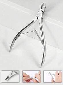 3pcs/Set Premium Stainless Steel Nail Clipper Set, Precise Trimming For Fingernails And Toenails, Curved Blades, Cuticle Nipper, Callus Remover, Nail Care Tools (Silver),For Both Men And Women - Multicolor - View 10