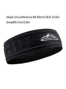 1 pezzo GOLOVEJOY Nuova fascia per la testa sportiva unisex, per corsa all'aperto e allenamento, sudore assorbente ed elastica, bandana da testa di moda minimalista, adatta per fitness, attività all'aperto, campeggio, escursionismo, trekking - Multicolore - Visualizzare 3