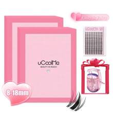 UCoolMe Lashes Fairy Lashes Cluster C Curl 140 Pcs Individual Lash Clusters False Eyelashes Extension Natural Look Beginner Friendly Bond Seal Remover Ultra-Thin Band Makeup 8-18mm Manga Anime Christmas Gift Lash Cluster Kit Sringtok - Only Lashes Fairy & Fairy (2 件裝) - 查看 1