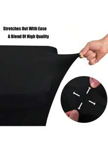 1/2 piezas Mantel de spandex, cubierta de mesa elástica, mantel rectángulo ajustado, cubierta de mesa elástica universal para bodas, banquetes, fiestas y eventos en el patio