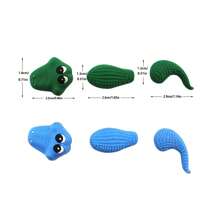 3/4pcs 3D Crocodile, Dragon, Snake, Mermaid DIY Shoe Decorations, Detachable Shoe Charms Suitable For Clogs - Multicolor - View 5