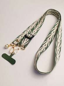 刺绣长挂绳，可调节斜挎带，手机项链架，手机壳，防丢手机带 - 彩色 - 查看 10