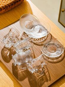 1 套，土耳其茶杯碟套装，复古花卉玻璃茶杯和咖啡杯组合，包括 6 个杯子和 6 个碟子，细腰设计，底部加厚，防止茶变冷，适合 6 人，容量 120 毫升/4.3 盎司 - 彩色 - 查看 8