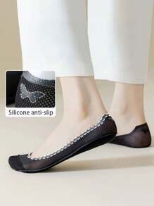 1/7 Pairs Of Summer Multi-Color Women's Short Socks, Low-Top Boat Socks, No Show Socks